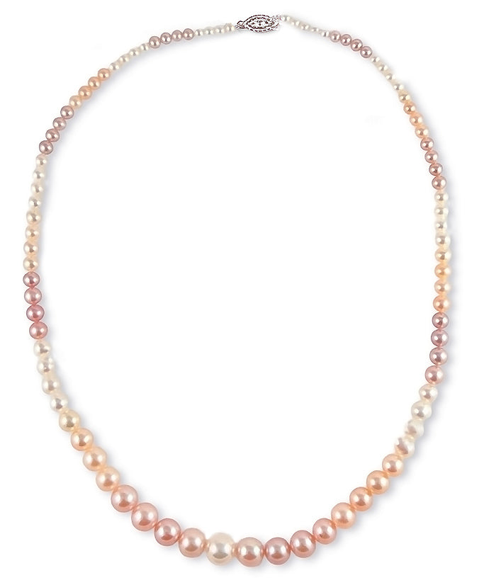 3-8mm Multicolor Freshwater Pearl Necklace AAA Quality
