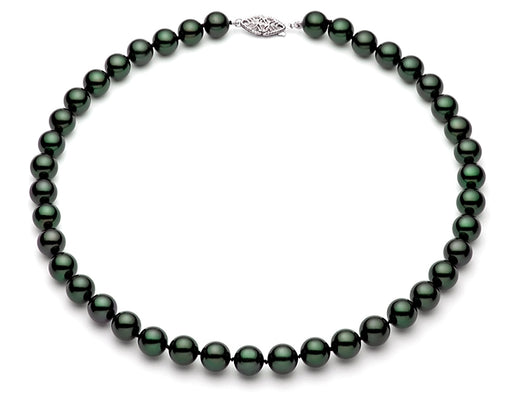 6.5-7mm AAA Quality Black Akoya Pearl Necklace