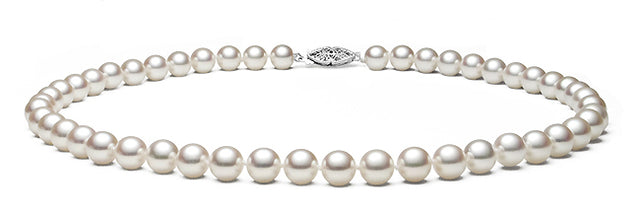 6.5-7mm White Freshwater Pearl Necklace AA+ Quality