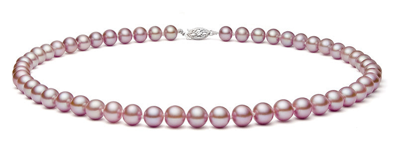 5-5.5mm Pink Freshwater Pearl Necklace AAA Quality