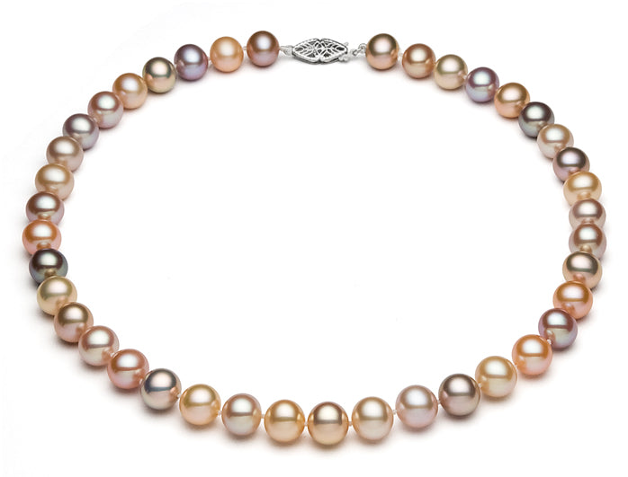 7.5-8mm Multicolor Freshwater Pearl Necklace AA+ Quality