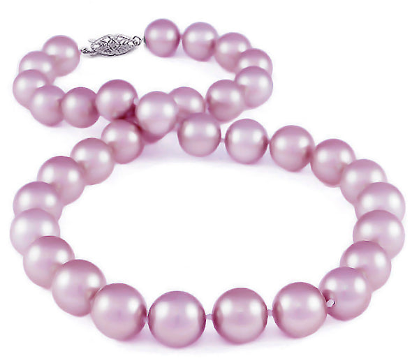 10-13mm Pink Freshwater Pearl Necklace AA+ Quality