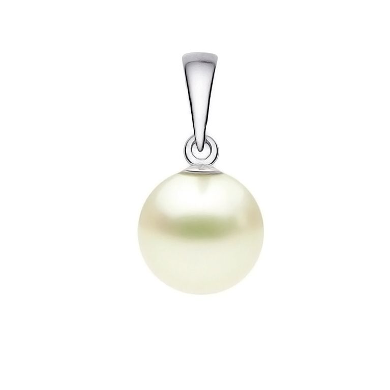 7-9.5mm AAA Quality Cream Japanese Akoya Pearl Pendant