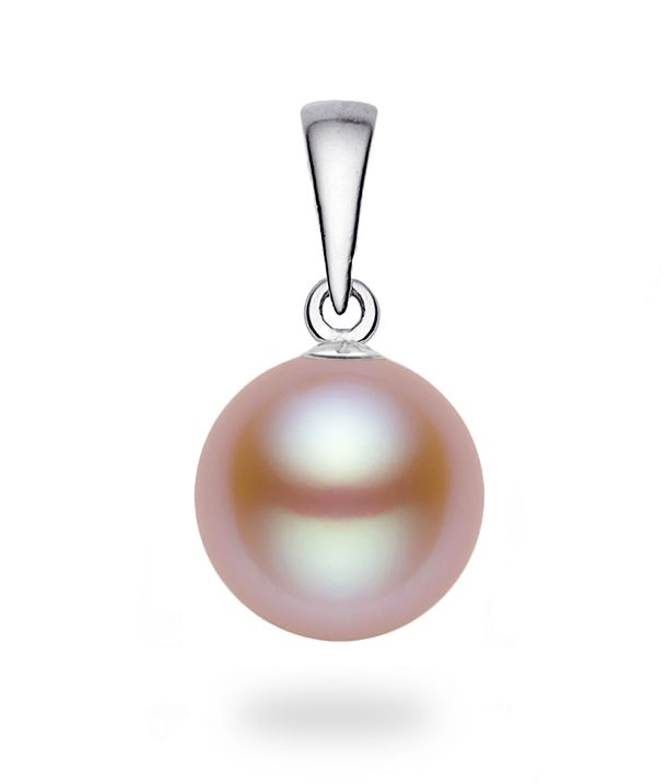 7-11mm Pink Freshwater Pearl Pendant AAA Quality