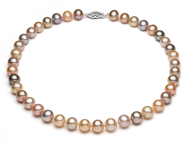 8-9mm Multicolor Freshwater Pearl Necklace AA+ Quality