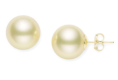 7mm Cream South Sea Pearl Earrings AAA Quality