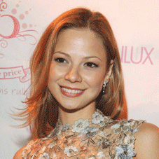 Actress Tamara Braun wearing Tahitian pearl earrings by Premium Pearl