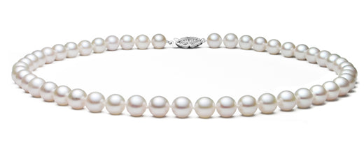 White AAA Quality Freshwater Pearl Necklace 5.5-6mm